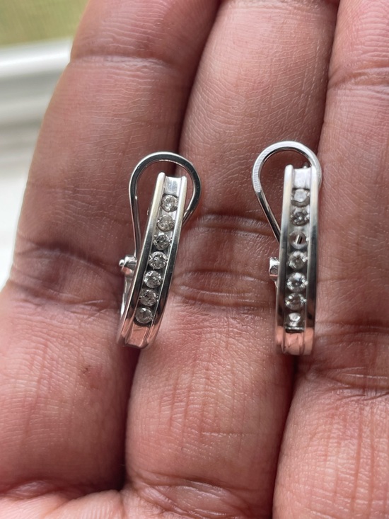 Zales Jewelry - Real! 14kt Gold Diamonds Earrings